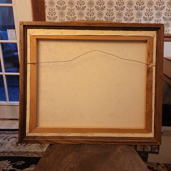 Signed & Numbered H. Hargrove "Country Living" Print With Wood Frame - Picture 9 of 13